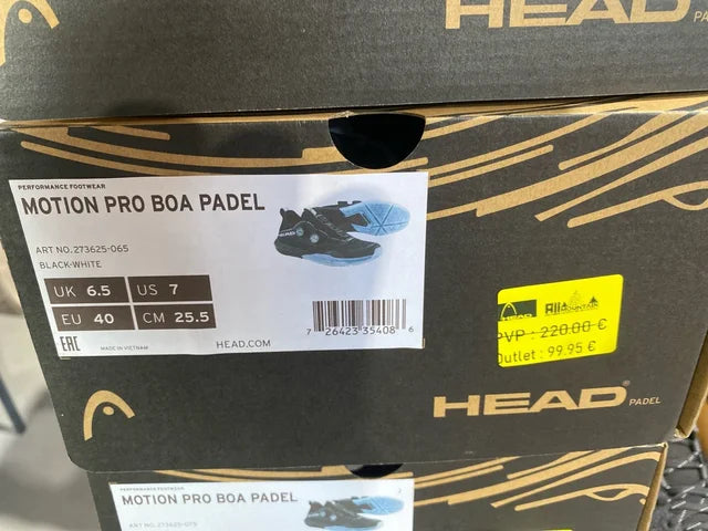 Head Motion Pro Boa Padel